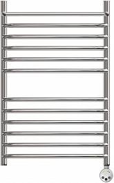 Point Полотенцесушитель электрический П11 400x800 PN05148SPE с полкой хром – фотография-2
