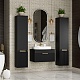 Brevita Мебель для ванной Enfida 70 подвесная черная – фотография-17