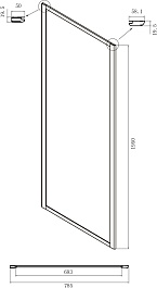 Ambassador  Душевой уголок Forsa 130x80 17021104NX-80NX – фотография-5