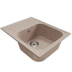 Mixline Мойка кухонная ML-GM18 песочная – фотография-2