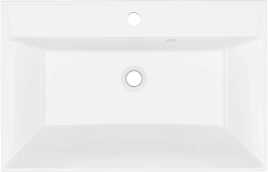 Mixline Тумба с раковиной Орион 60 2 ящика белая/графит – фотография-5