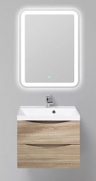 BelBagno Мебель для ванной Marino 60 подвесная Rovere Bianco – фотография-1