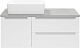 Brevita Тумба под раковину Cargo 100 подвесная белая матовая – картинка-10