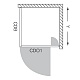 Roltechnik Душевая стенка "CDB 800" transparent – картинка-15