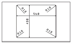 Florentina  Мойка гранитная Липси 580К шампань – фотография-3