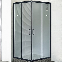 Royal Bath Душевой уголок RB 100HPD-C-BL 100х100х185 – фотография-1