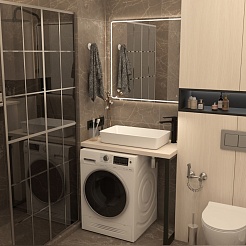 Teymi Раковина накладная Kaarina 50 T50311 со смещенным сливом белая – фотография-3