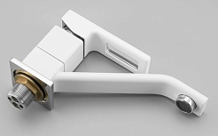 Frap Смеситель для кухни 35k G4517-8 белый/хром – фотография-2