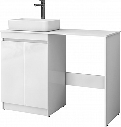 Vigo Мебель для ванной Urban 600-2-0 со столешницей под стиральную машину белая – фотография-6