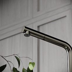 Sancos Смеситель для кухни Spin вороненая сталь SC4015GG – фотография-6