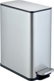WeltWasser Ведро для мусора WW Paolo MT 15L сталь матовая – фотография-1