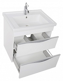 Aquanet Мебель для ванной "Эвора 70" белая – фотография-9