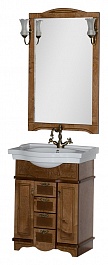 Aquanet Зеркало для ванной "Луис 70" NEW темный орех – фотография-3