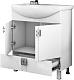 Mixline Тумба под раковину Квадро 1 75 белая – картинка-8