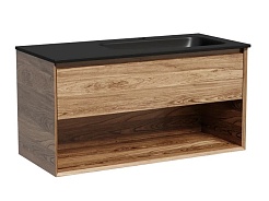 Sancos Тумба с раковиной Marmi 1.0 100 R дуб чарльстон раковина Grace 101 R CN7015MB – фотография-1