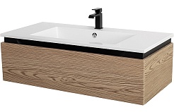 Cezares Тумба под раковину Slider 100 дуб тангент – фотография-1