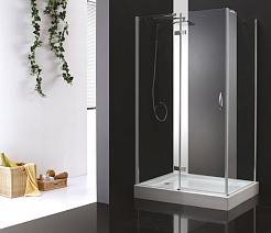 Cezares Душевой уголок BERGAMO-W-AH-1-100/90-P-Cr-L – фотография-2