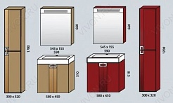  Тумба с раковиной "Point 57" капучино – фотография-5