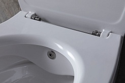 Allen Brau Унитаз подвесной Fantasy 4.11HC1.20 белый глянец с крышкой 4.11005.20 – фотография-12