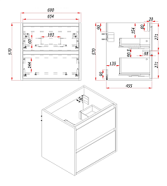 Зов Тумба под раковину Парма 70 аттик – фотография-3