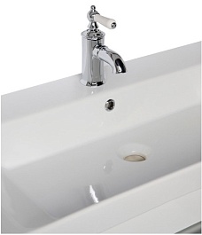 Aquanet Тумба с раковиной "Орлеан 105" белая – фотография-7