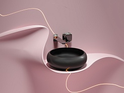 Ceramicanova Мебельная раковина Element 36 CN6050MB чёрный матовый – фотография-5