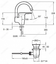 Jacob Delafon Смеситель Kandel E661RU-CP – фотография-2