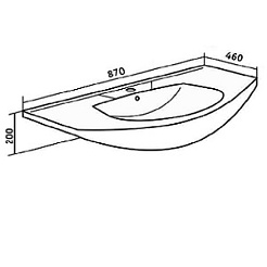 Runo Мебель для ванной Линда Люкс 85 – фотография-10