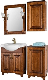 Водолей Мебель для ванной Дубэлла 65 орех – фотография-2