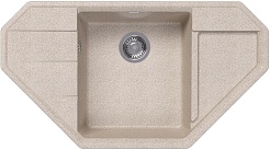 Dr. Gans Мойка кухонная Крона 910 угловая терра – фотография-1