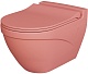 Ambassador Сиденье для унитаза Nord тонкое розовое матовое – фотография-10