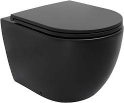 Allen Brau Унитаз напольный Fantasy 4.32004.31 чёрный матовый – фотография-1
