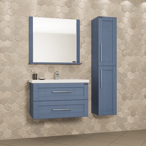 СанТа Мебель для ванной Венера 80 дуб адриатика – фотография-2