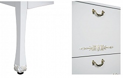 Aquanet Комплект Мебели "Виктория 120" белый/золото – фотография-11
