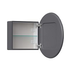 Equil Зеркальный шкаф Smile D60 графит софт – фотография-2