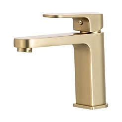 Frap Смеситель для раковины H89 F1089-3 золотой сатин – фотография-1