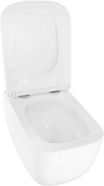 Azario Унитаз подвесной Fote AZ-116-UQ3 безободковый белый – фотография-8