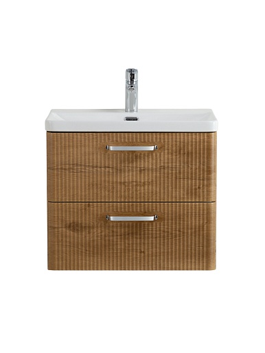 BelBagno Тумба с раковиной Due 50 подвесная Rovere Nature ручки Хром полированный – фотография-6