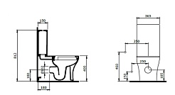 Allen Brau Унитаз напольный Infinity 4.21012.20 белый глянец – фотография-31