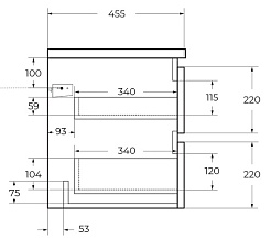 BelBagno Тумба под раковину Albano 120 подвесная Rovere Vintage Bianco – фотография-9