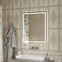 Continent Зеркало Verte Led 800x900 – фотография-6