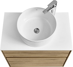 Акватон Столешница под раковину Либерти 75 белая – фотография-4