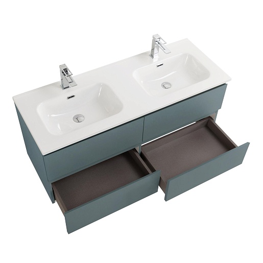 BelBagno Тумба под раковину Kraft 120-2 подвесная Голубой матовый – картинка-5