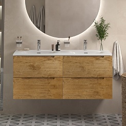 BelBagno Тумба под раковину Etna 120 с 4 ящиками Rovere Nature – фотография-10
