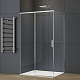 Vincea Душевой уголок Soft 2 100x90 VSR-3SO29010CL профиль хром стекло прозрачное – фотография-19