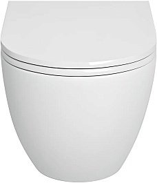 Vivon Унитаз приставной Olkott PRWH01 безободковый с быстросъёмный сиденьем микролифт – фотография-6