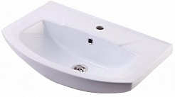 Bas Мебель для ванной Варна 65 белый, глухие дверцы, зеркало-шкаф – фотография-5