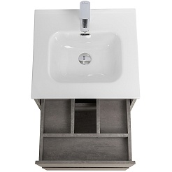 BelBagno Тумба под раковину Kraft 50 подвесная Cemento Grigio – фотография-7