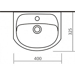 Onika Тумба с раковиной Манго 40 напольная белая – фотография-4