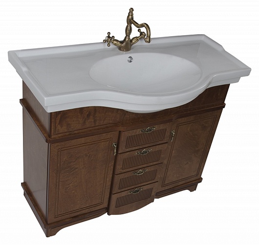 Aquanet Комплект Мебели "Луис 110" темный орех (173200) – фотография-4